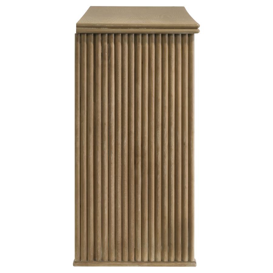 Adina - 2-Door Sideboard Server - Distressed Light Brown by Coaster Fine Furniture | Bel Furniture