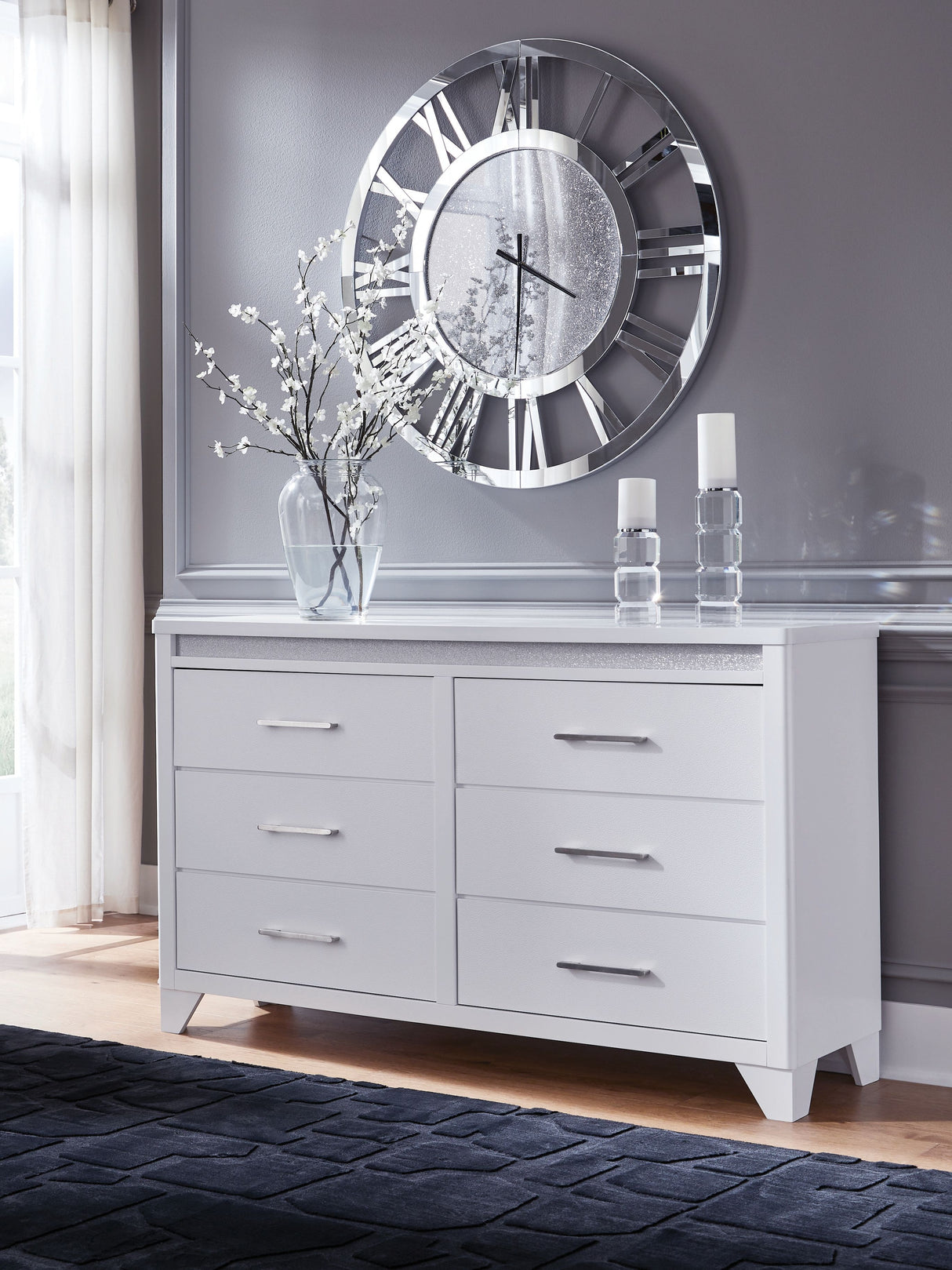 Jarlee - White - Dresser by Signature Design by Ashley® | Bel Furniture