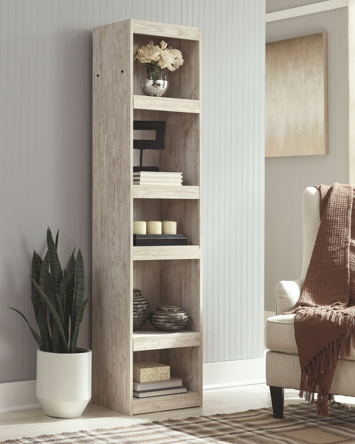 Willowton - Whitewash - Pier - 4 Shelves by Signature Design by Ashley® | Bel Furniture