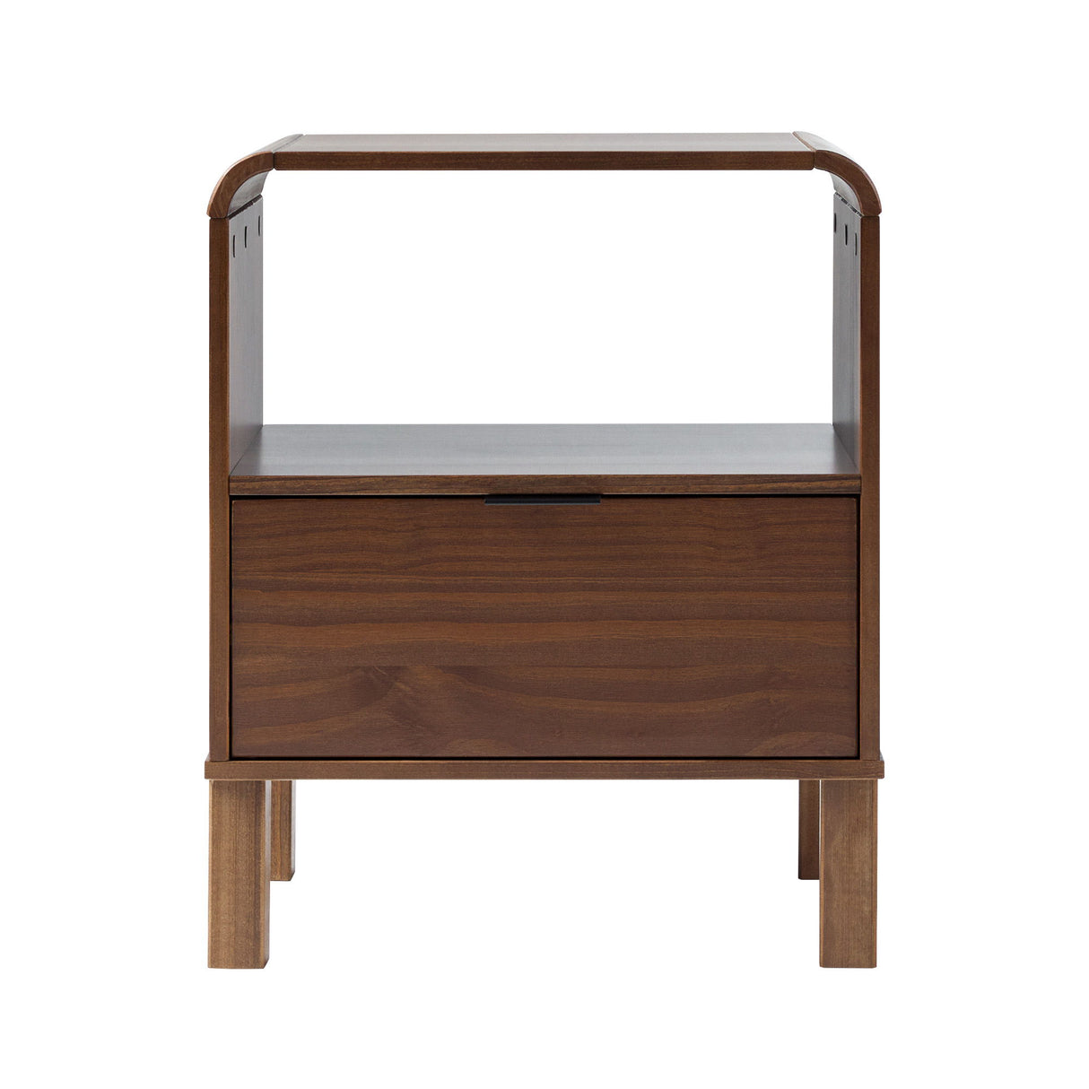 Modern Minimalist Curved Top Nightstand