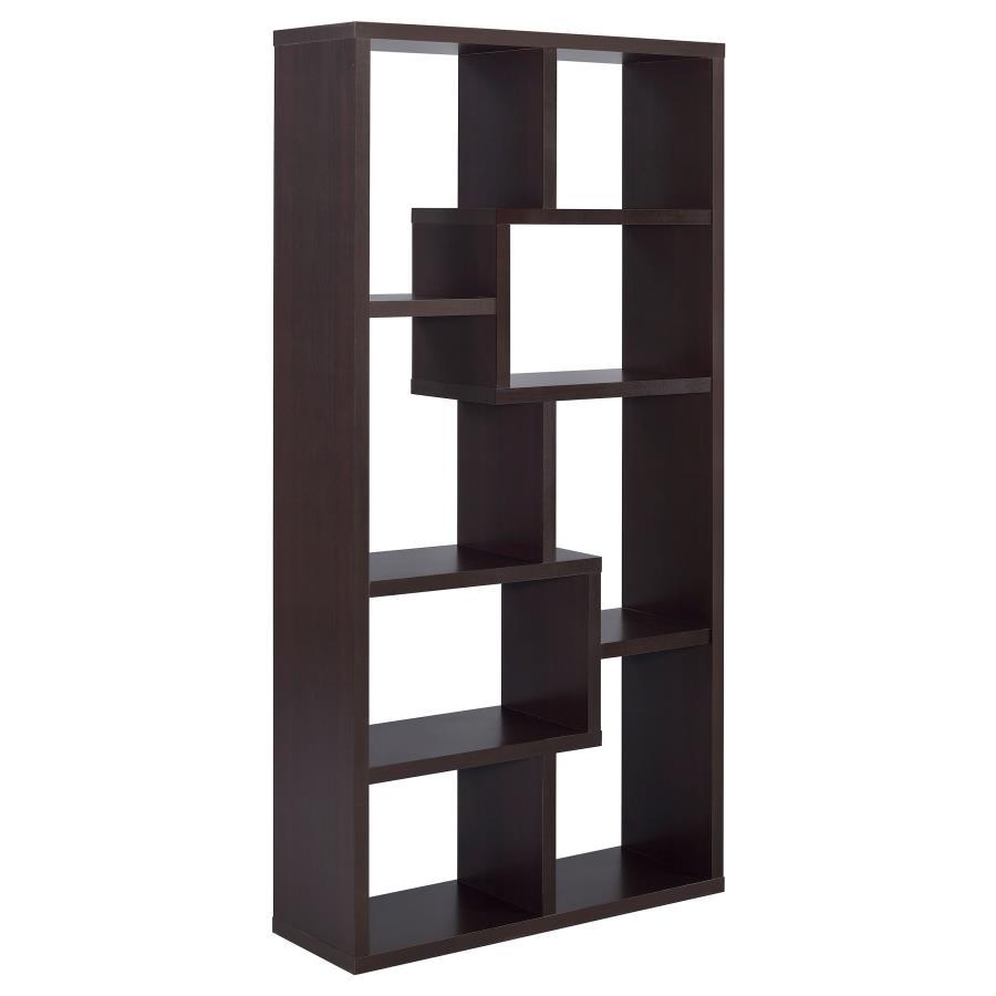 Theo - 6-Shelf Bookshelf by CoasterEveryday | Bel Furniture