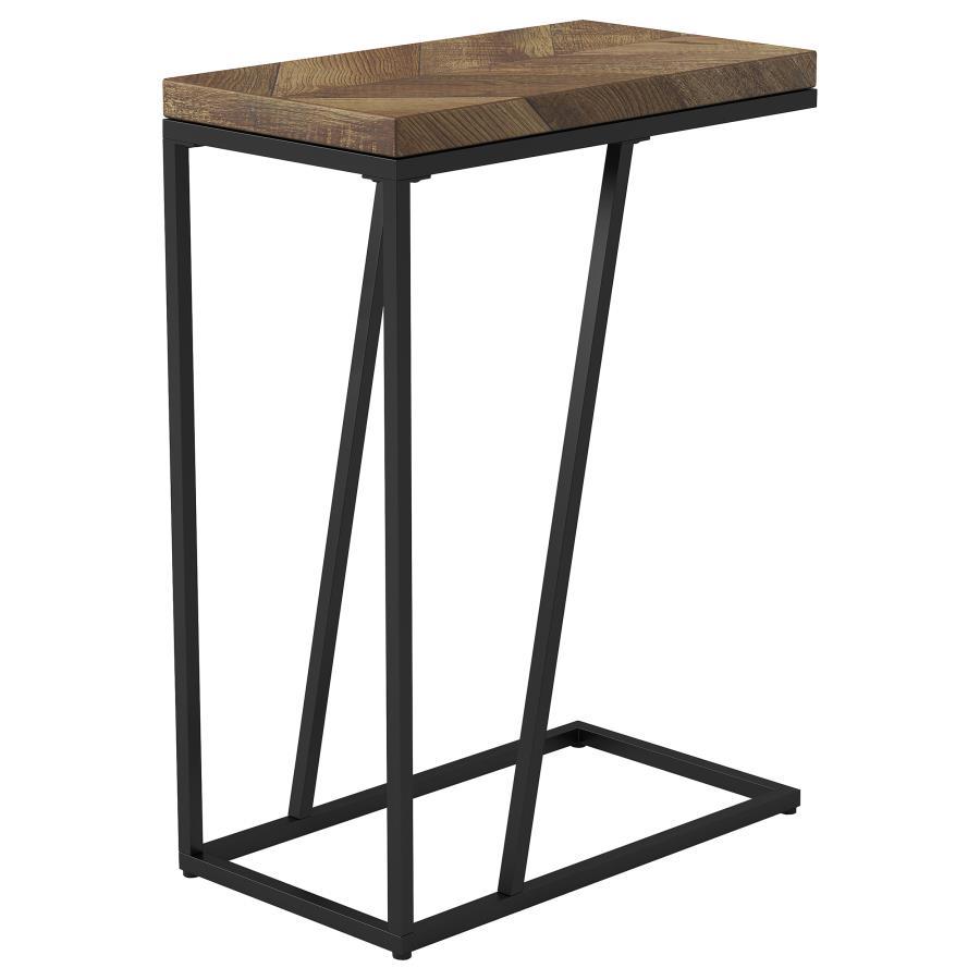 Sergio - Engineered Wood C-Shaped Side Table by CoasterEveryday | Bel Furniture