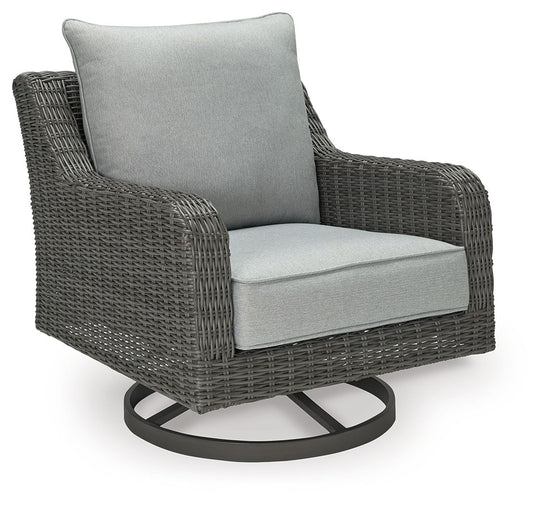 Elite Park - Swivel Lounge w/ Cushion - Gray