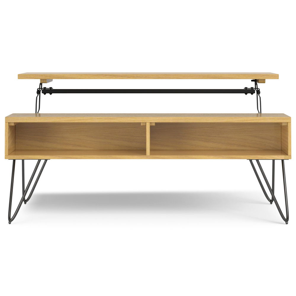 Hunter - Handcrafted Lift Top Coffee Table by Simpli-Home | Bel Furniture