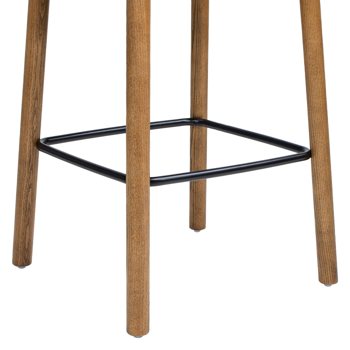 Sven - Modern Minimalist Low Back Counter Stool - Dark Brown Walnut by Jennifer Taylor Home | Bel Furniture
