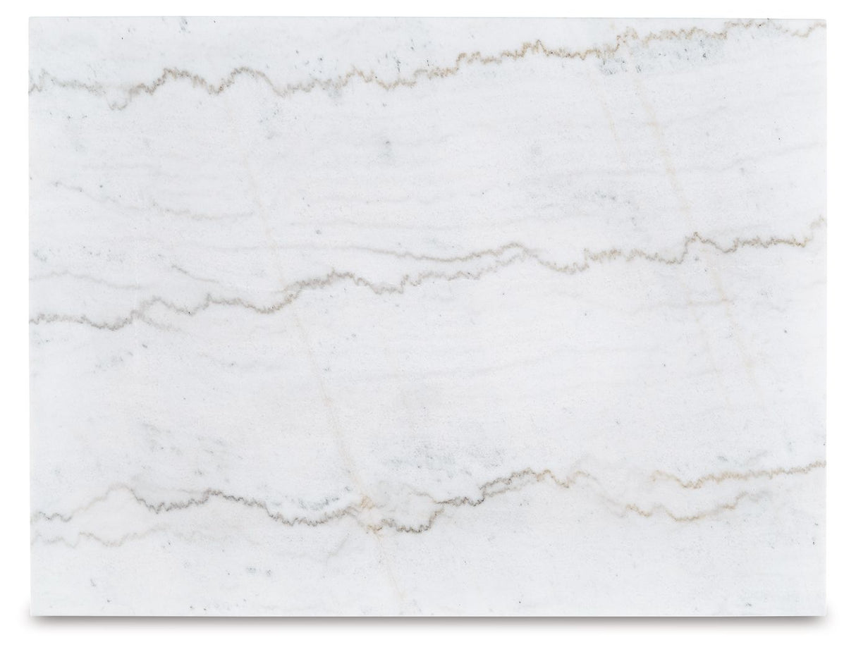 Loyaska - Brown / Ivory - Rectangular Cocktail Table by Signature Design by Ashley® | Bel Furniture