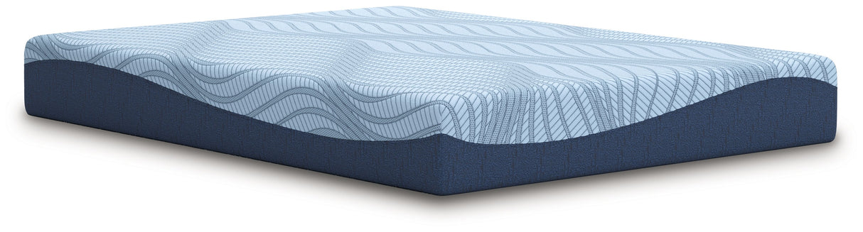 Peak 2.0 10 Memory Foam - Mattress Blue by Sierra Sleep® by Ashley | Bel Furniture