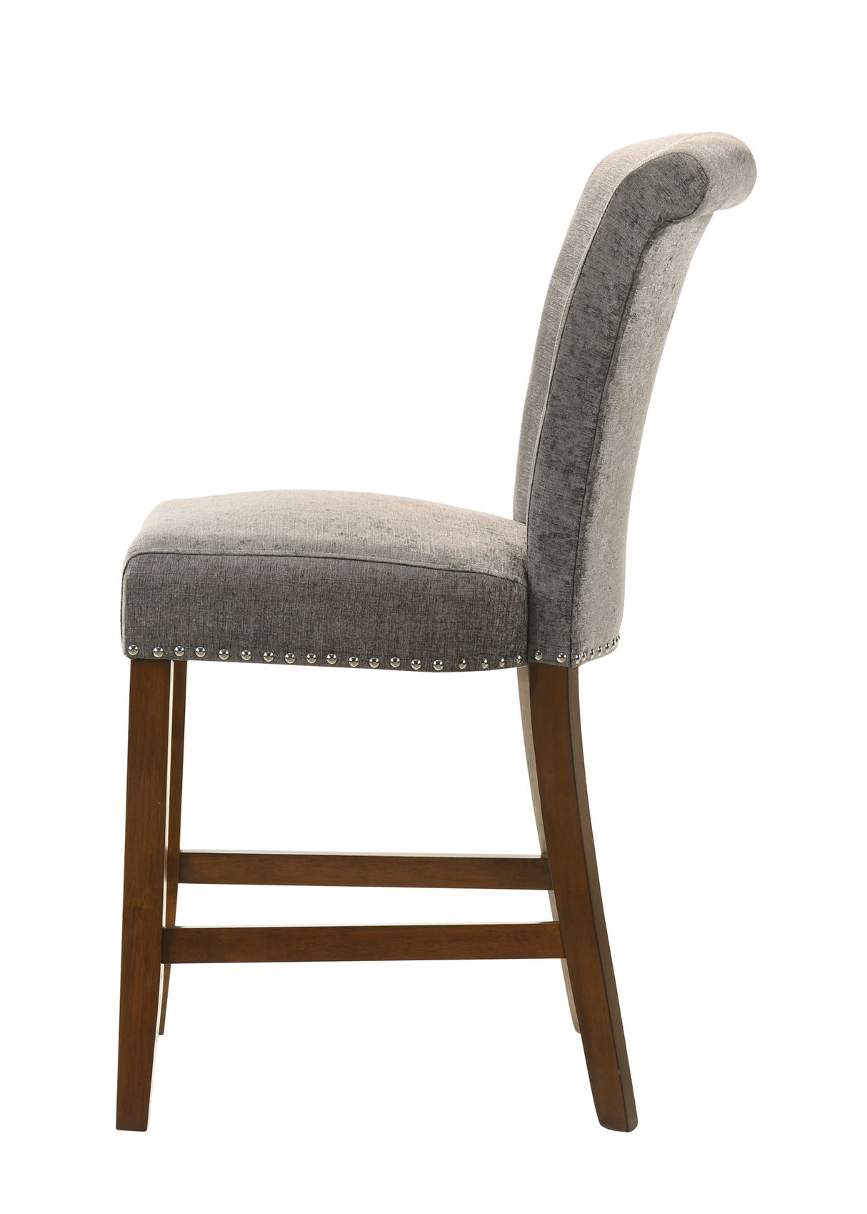 Auggie - 20.5" Fabric Counter Height Chair With Nailhead Trim by Lilola Home | Bel Furniture