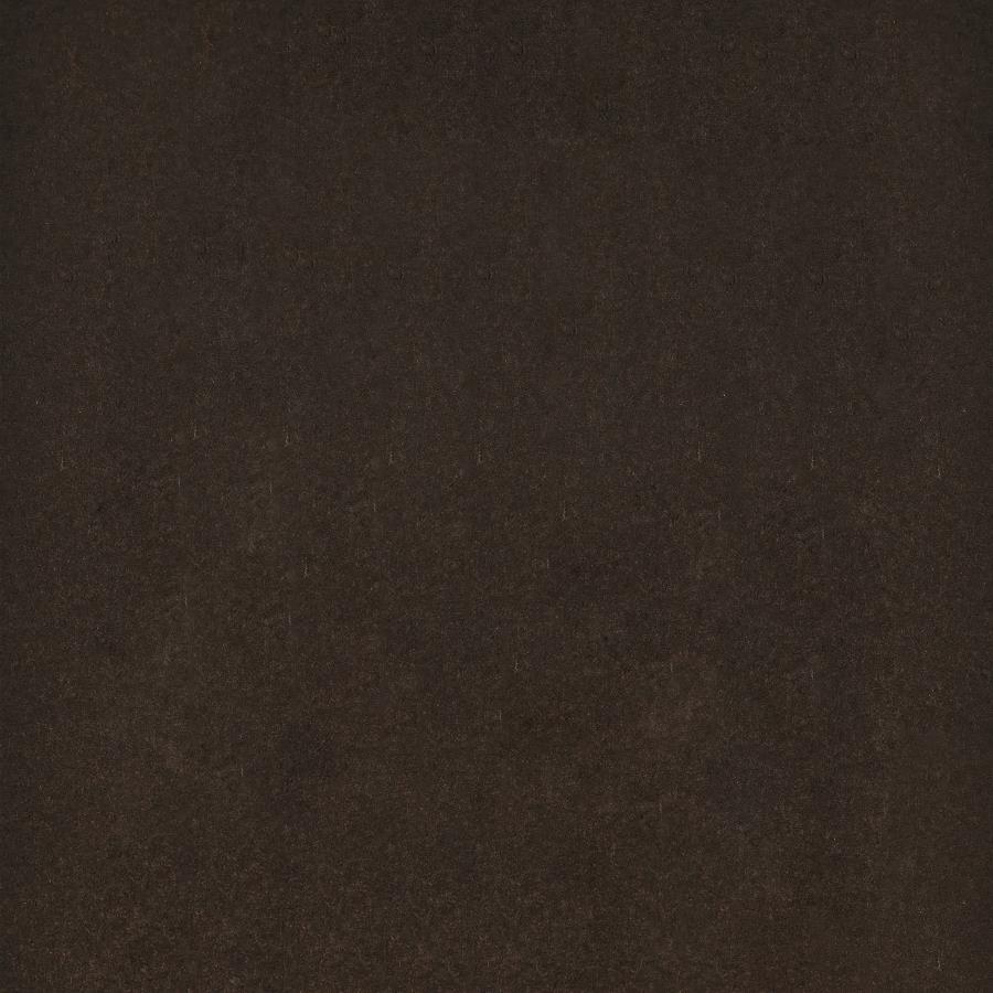 Edgar - Round Glass Top Accent Side Table - Cappuccino by CoasterEveryday | Bel Furniture