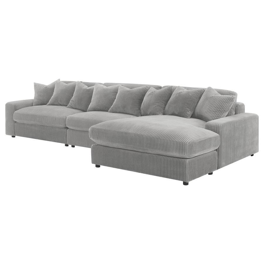 Blaine - Reversible Upholstered Chaise Sectional Sofa by Coaster Fine Furniture | Bel Furniture