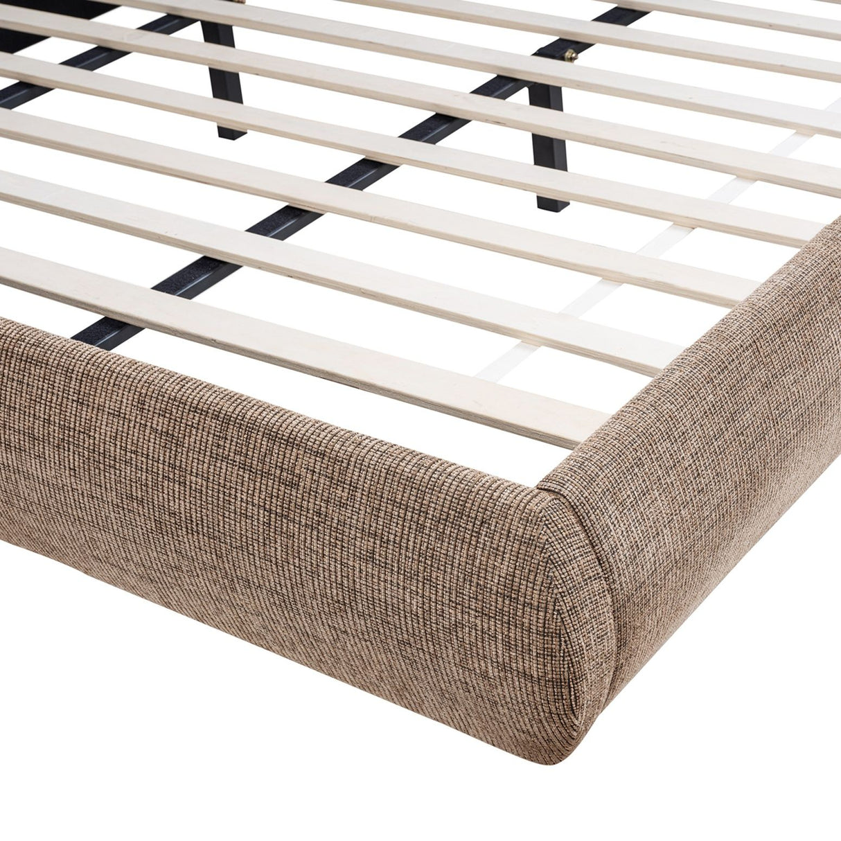 Archie Puffy Grounded - Upholstered Platform Bed