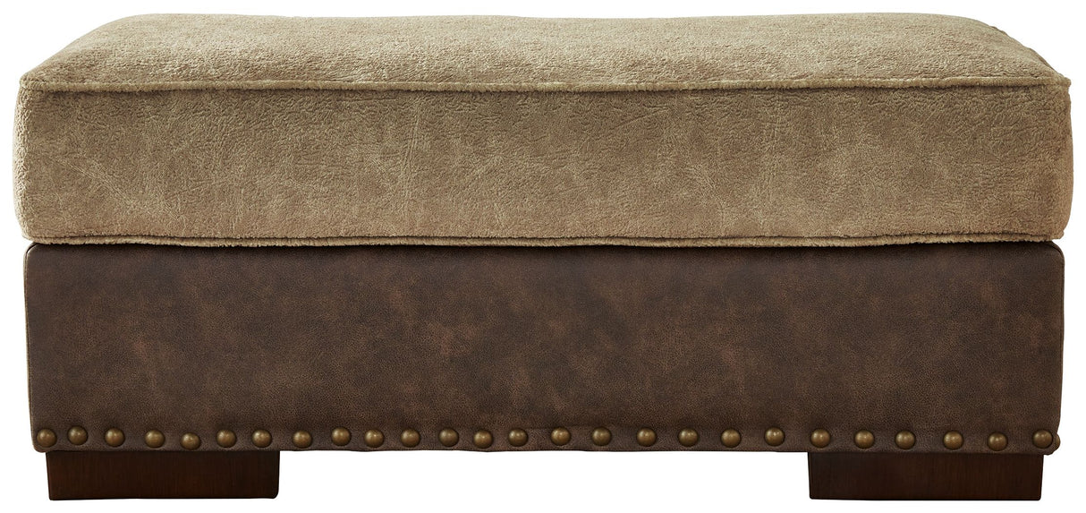Alesbury - Chocolate - Ottoman by Signature Design by Ashley® | Bel Furniture