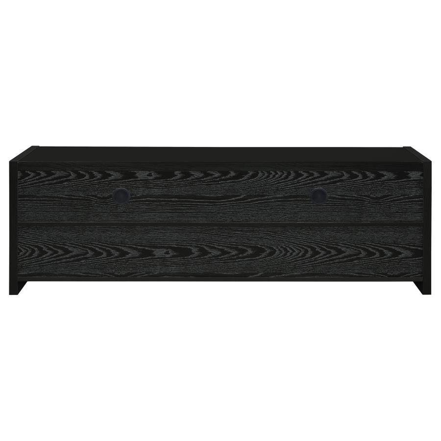 Alton - 3-drawer Black Oak TV Console by CoasterEssence | Bel Furniture