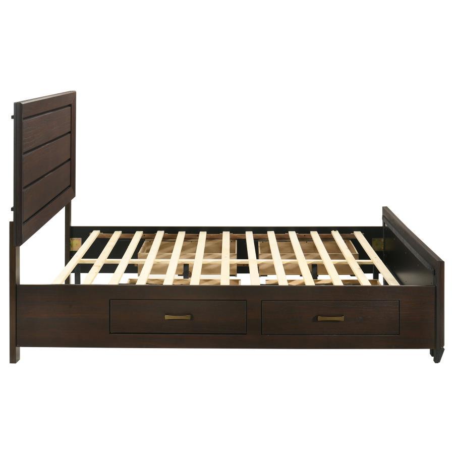 Kauffman - Wood Storage Panel Bed by CoasterEveryday | Bel Furniture