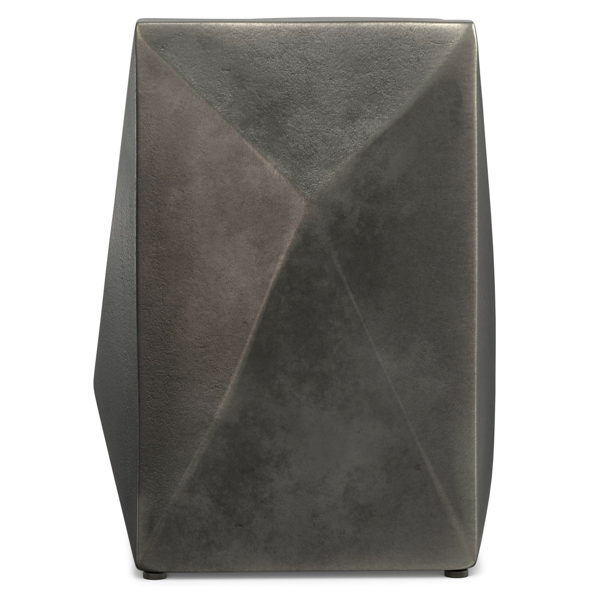 Danner - Cast Aluminum Side Table - Black by Simpli-Home | Bel Furniture