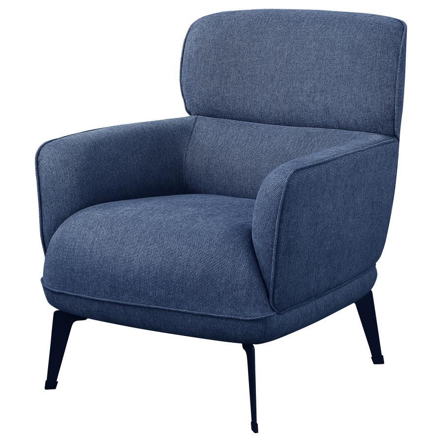 Andrea - Upholstered Crecent Arm Accent Chair by Coaster Fine Furniture | Bel Furniture