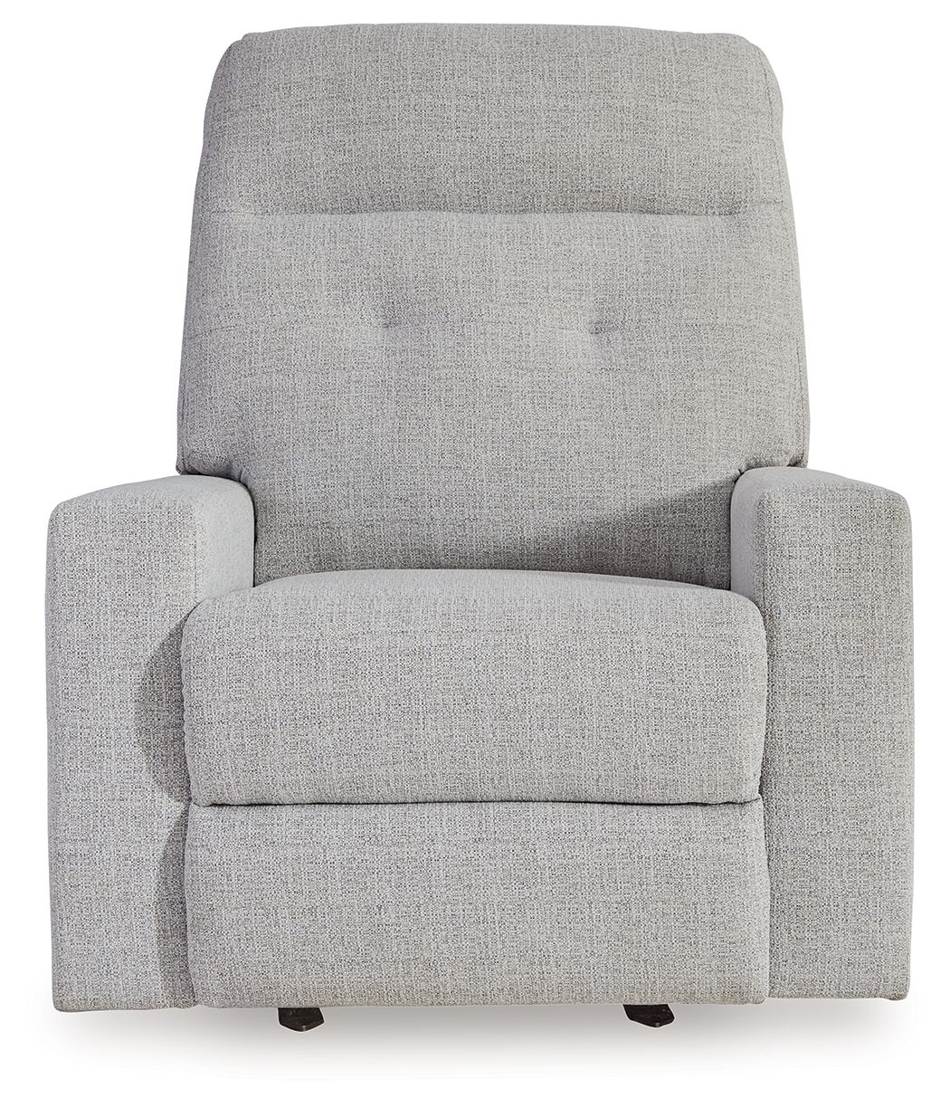 Skillins - Stone - Rocker Recliner by Signature Design by Ashley® | Bel Furniture