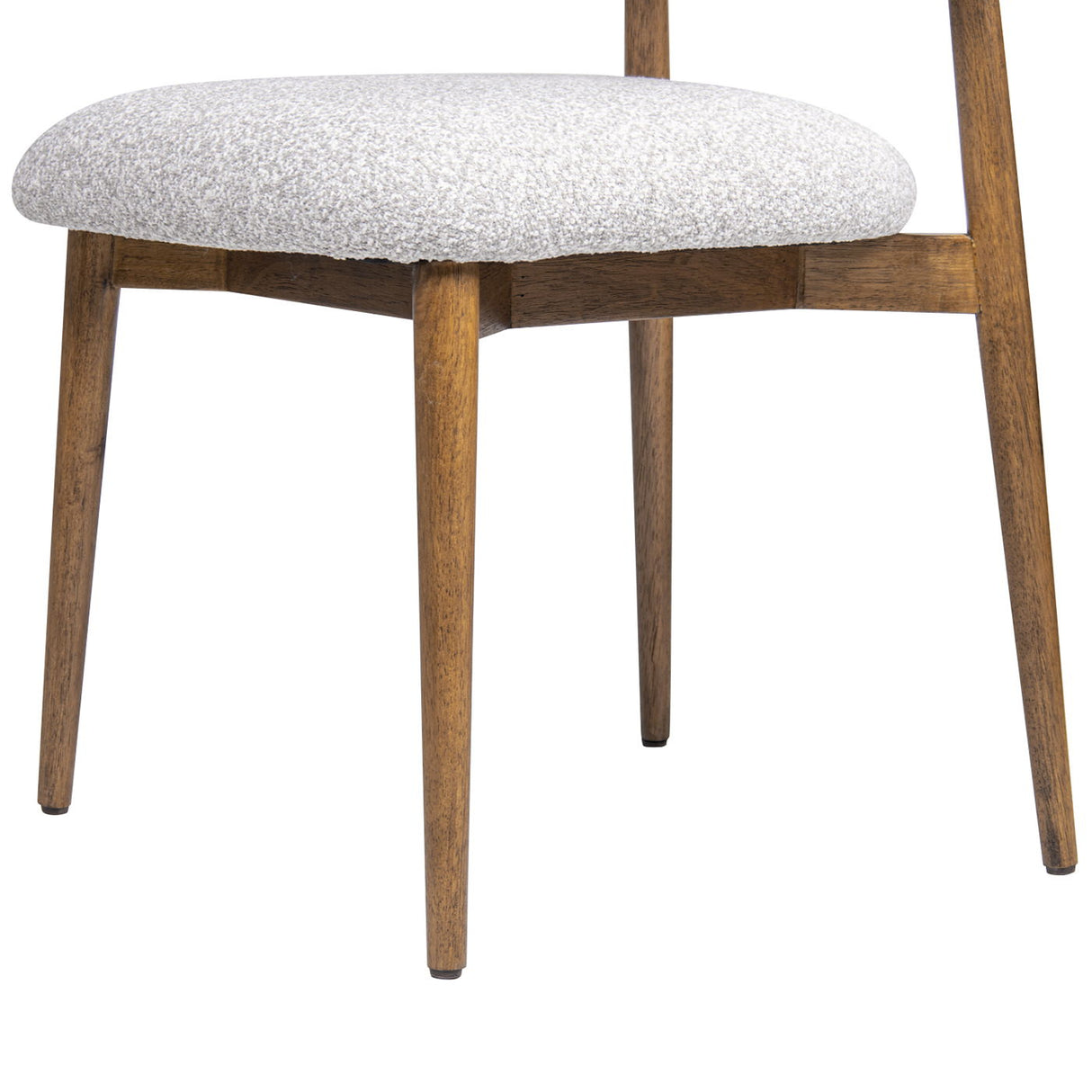 Locke - Modern Upholstered Dining Chair With Frame - Salt / Pepper by Jennifer Taylor Home | Bel Furniture