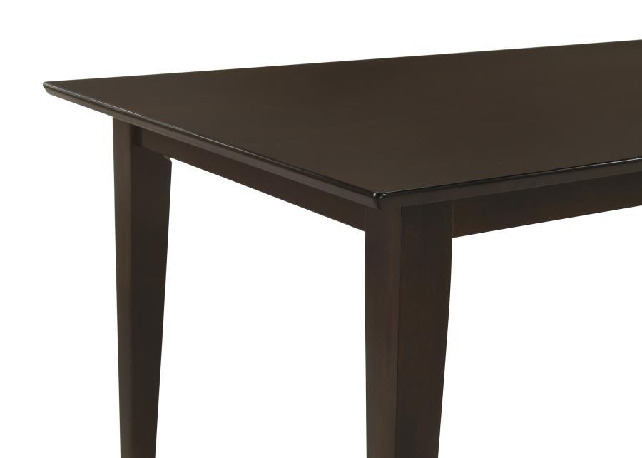 Gabriel - 5 Piece Rectangular 59" Dining Set - Cappuccino by Coaster Fine Furniture | Bel Furniture