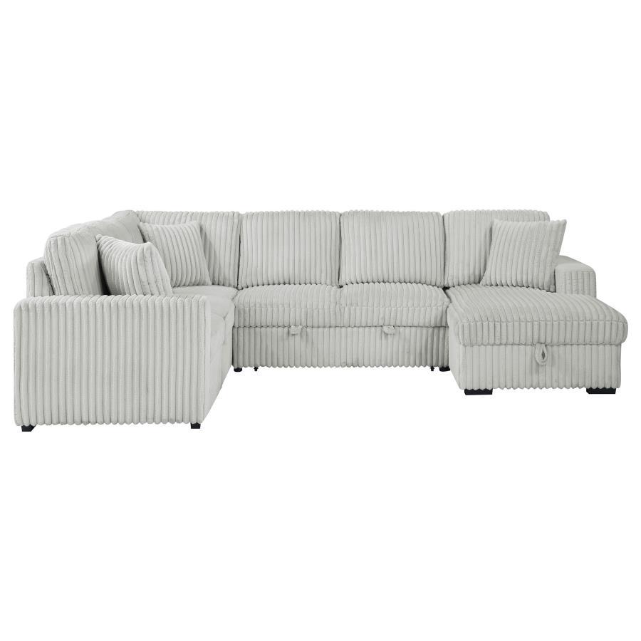 Devonshire - Sleeper Sectional Sofa Storage Chaise