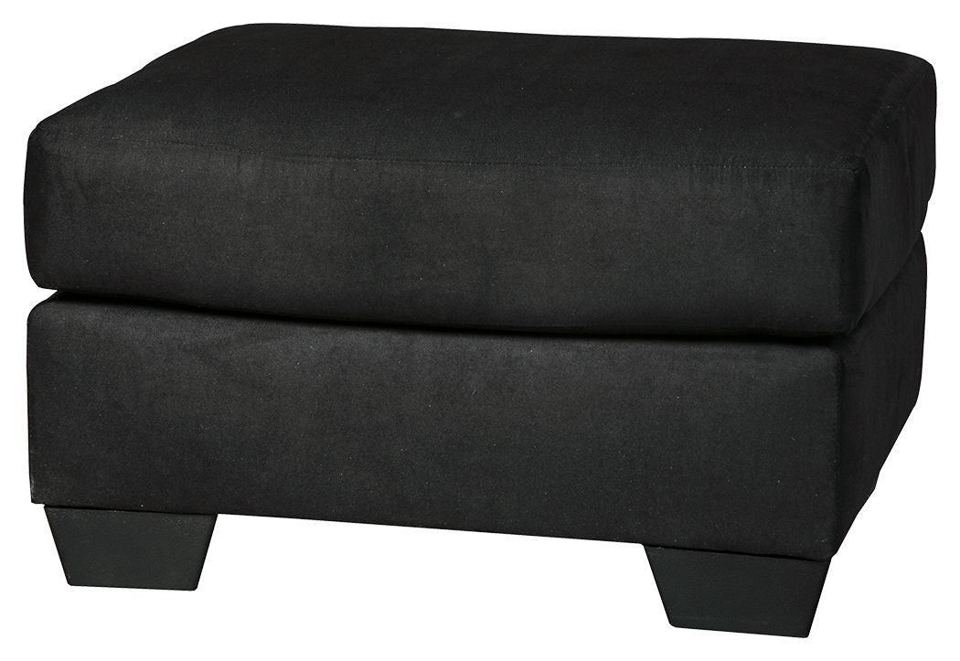 Darcy - Ottoman Black by Signature Design by Ashley® | Bel Furniture