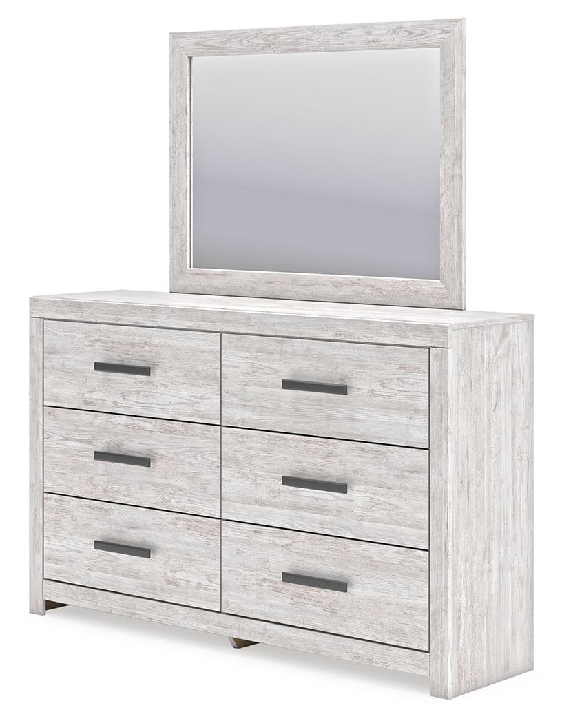 Cayboni - Whitewash - Dresser And Mirror by Signature Design by Ashley® | Bel Furniture