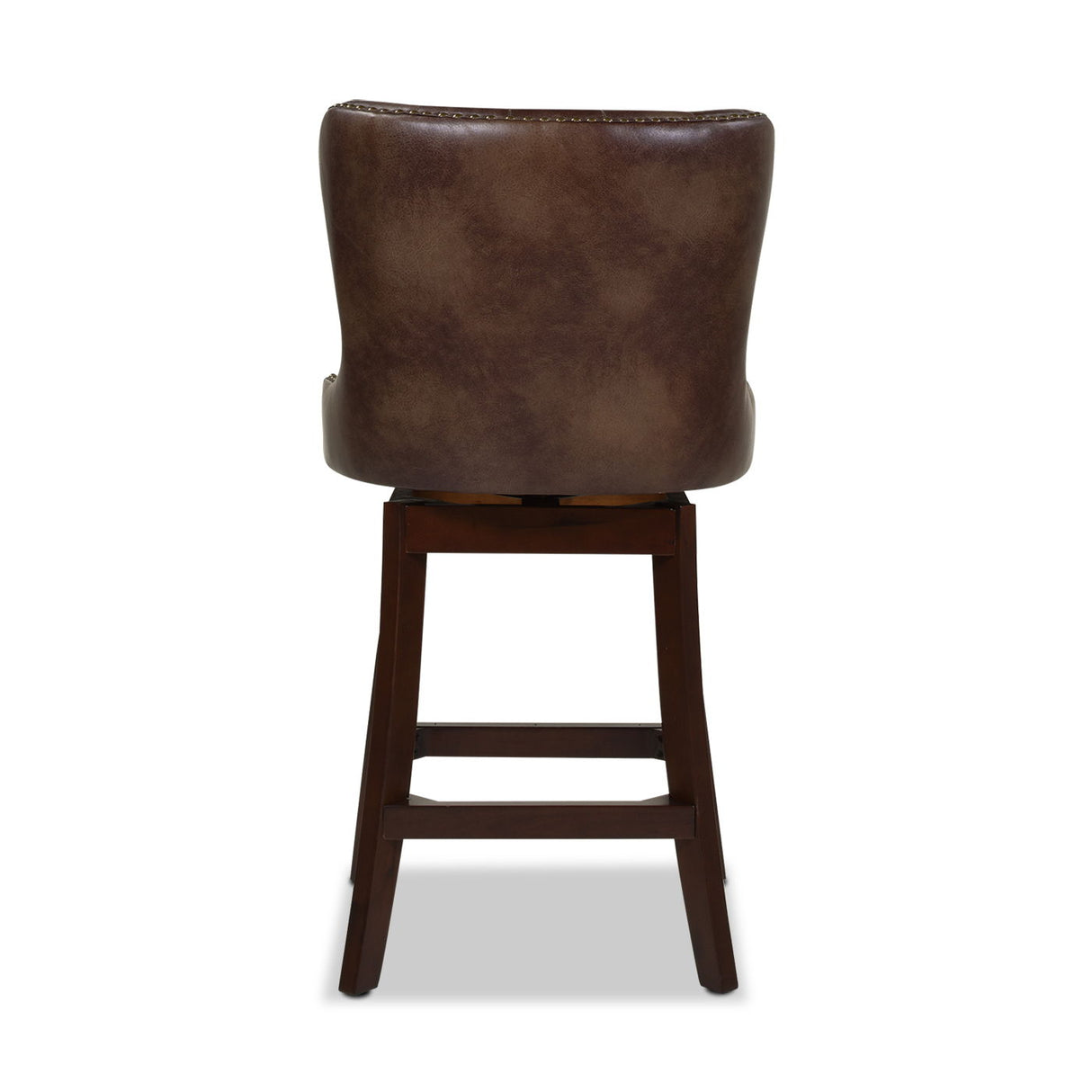 Holmes - Tufted High Back 360 Swivel Counter Height Barstool by Jennifer Taylor Home | Bel Furniture