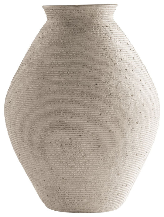 Hannela - Vase Beige 13''W x 13''D x 17''H by Signature Design by Ashley® | Bel Furniture