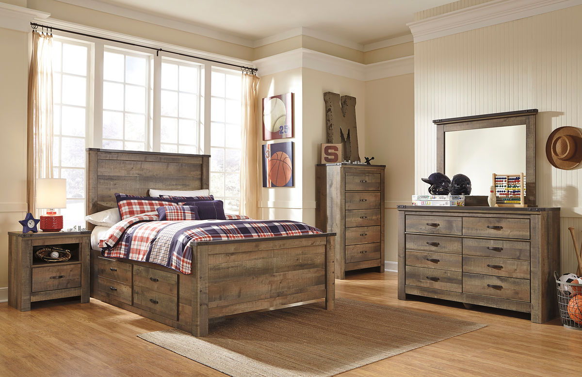 Trinell - Panel Bed by Signature Design by Ashley® | Bel Furniture