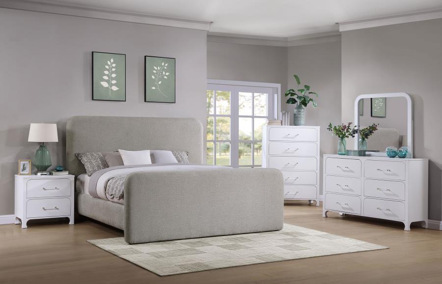 Wren - Upholstered Platform Bed by Coaster Fine Furniture | Bel Furniture