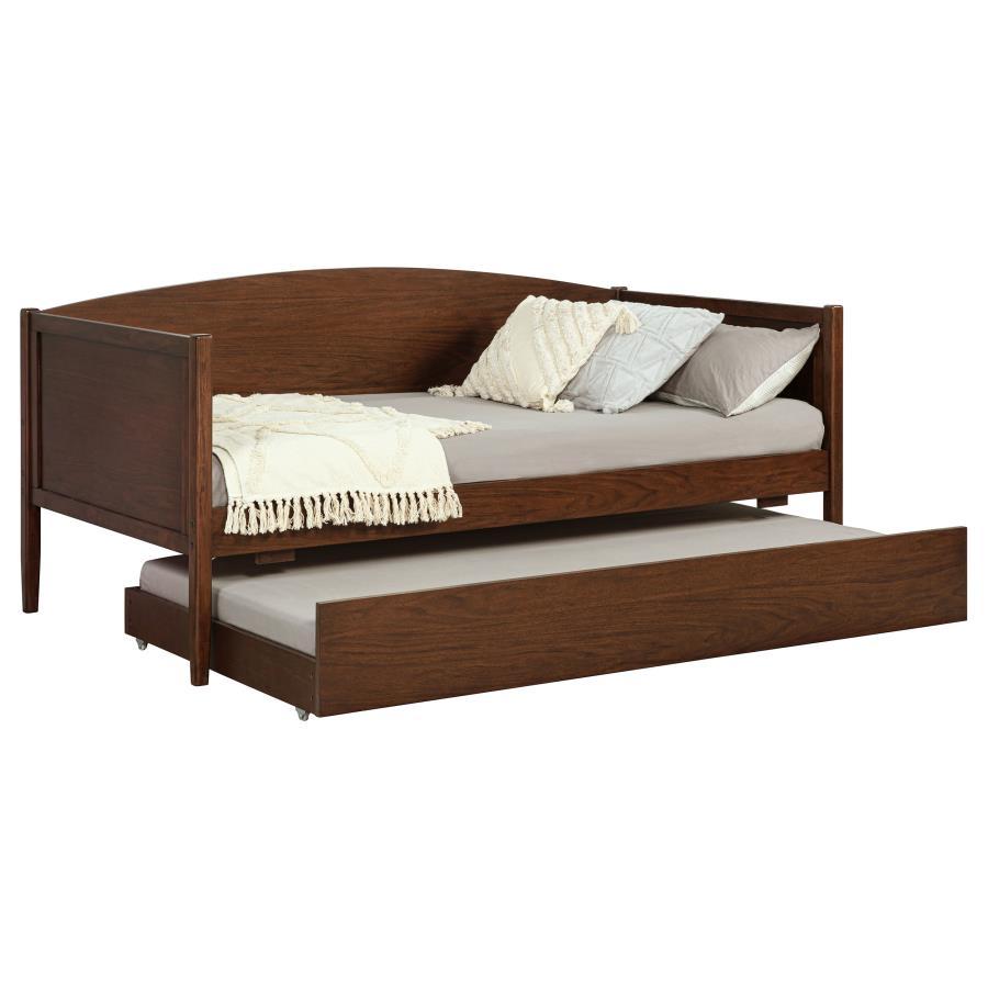 Bozeman - Wood Twin Daybed With Trundle - Medium Walnut by Coaster Fine Furniture | Bel Furniture