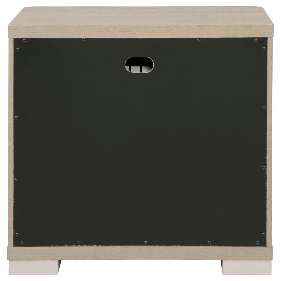 Ladera - 2-Drawer Nightstand Bedside Table - Light Elm by Coaster Fine Furniture | Bel Furniture