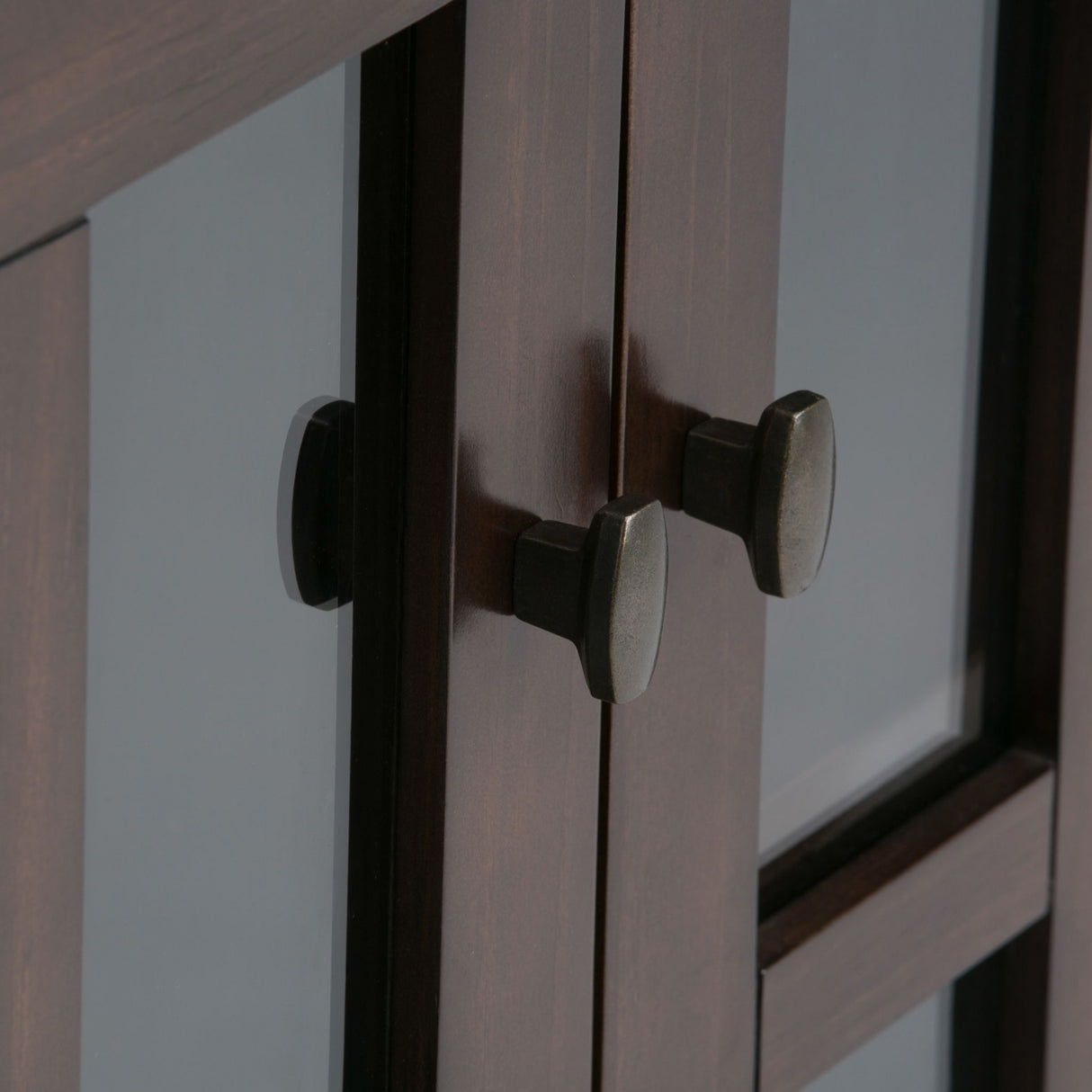 Warm Shaker - Handcrafted Medium Storage Media Cabinet