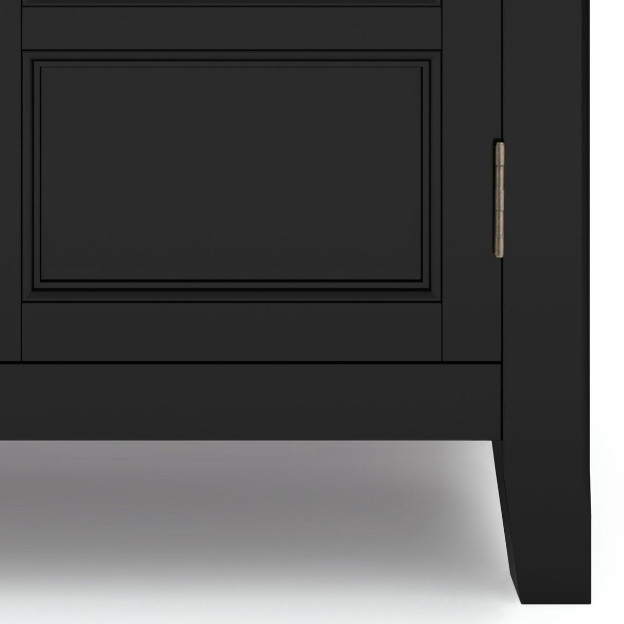 Burlington - Handcrafted Low Storage Cabinet by Simpli-Home | Bel Furniture