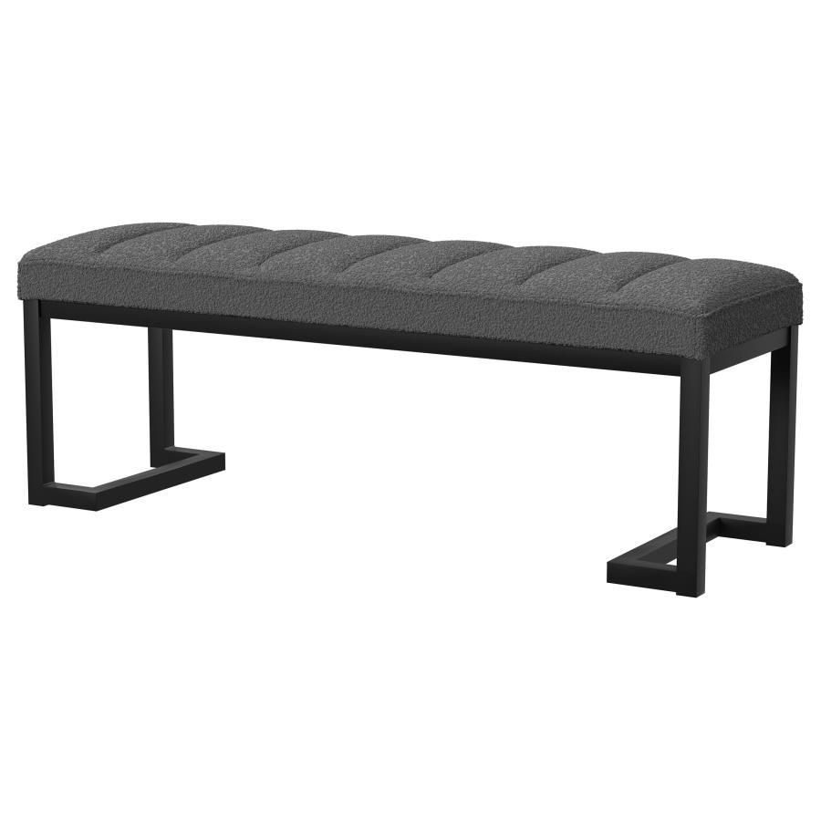 Mesa - Boucle Upholstered Tufted Accent Bench by Coaster Fine Furniture | Bel Furniture