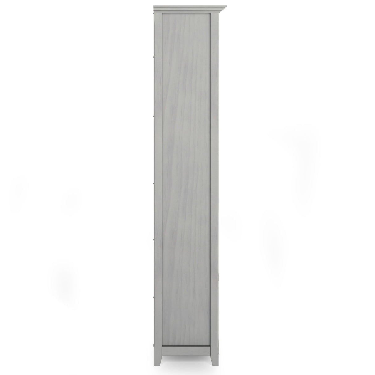 Amherst - 5 Shelf Bookcase - Fog Gray by Simpli-Home | Bel Furniture