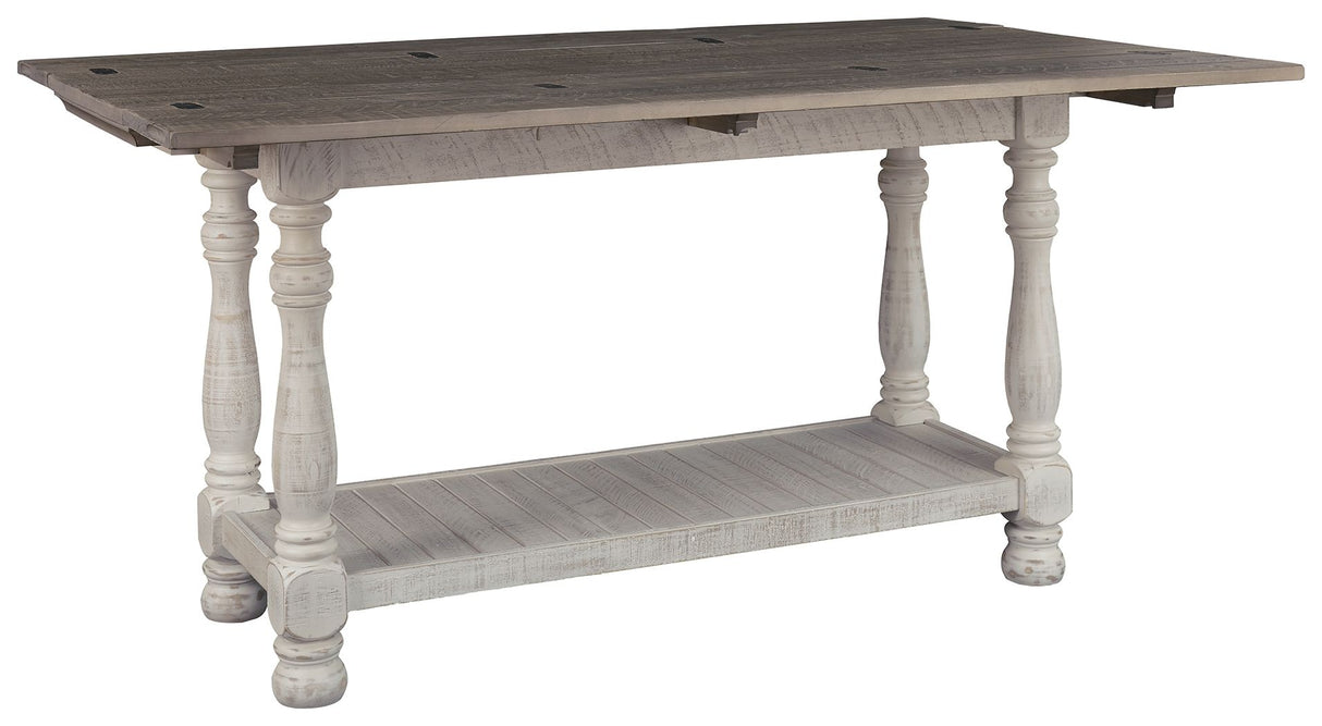 Havalance - Gray / White - Flip Top Sofa Table by Signature Design by Ashley® | Bel Furniture