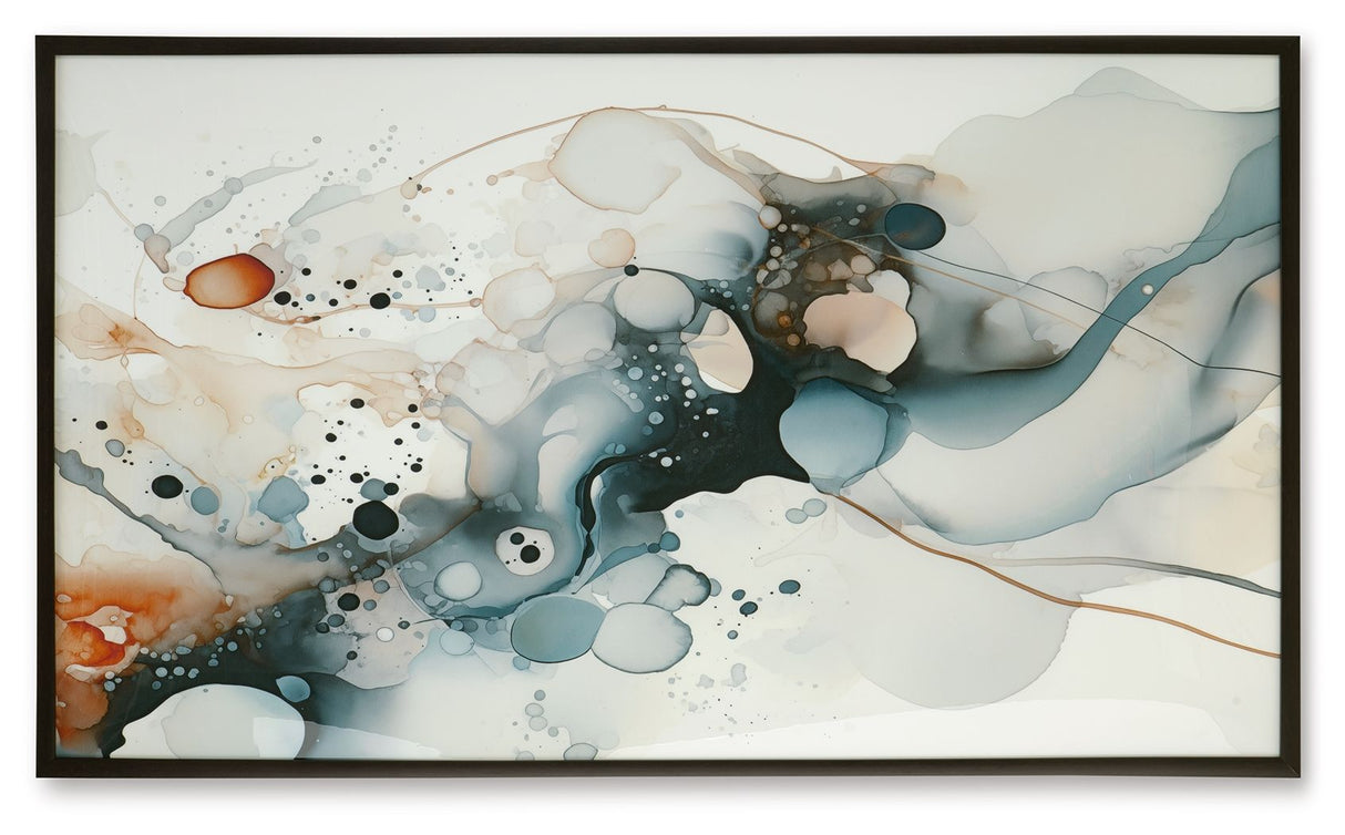 Foxenburg - Blue / Amber / White - Wall Art by Signature Design by Ashley® | Bel Furniture