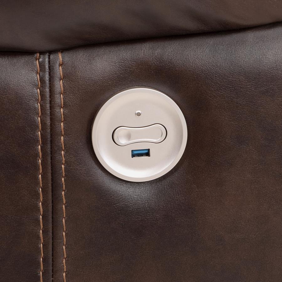 Sycamore - Upholstered Power Reclining Sectional Sofa by Coaster Fine Furniture | Bel Furniture