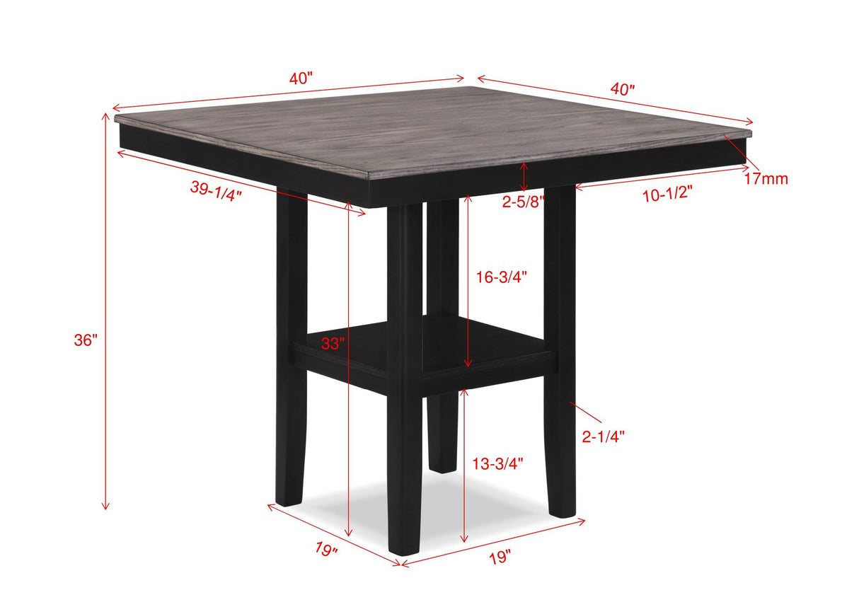 Lester - Counter Height Table Set by Crown Mark | Bel Furniture