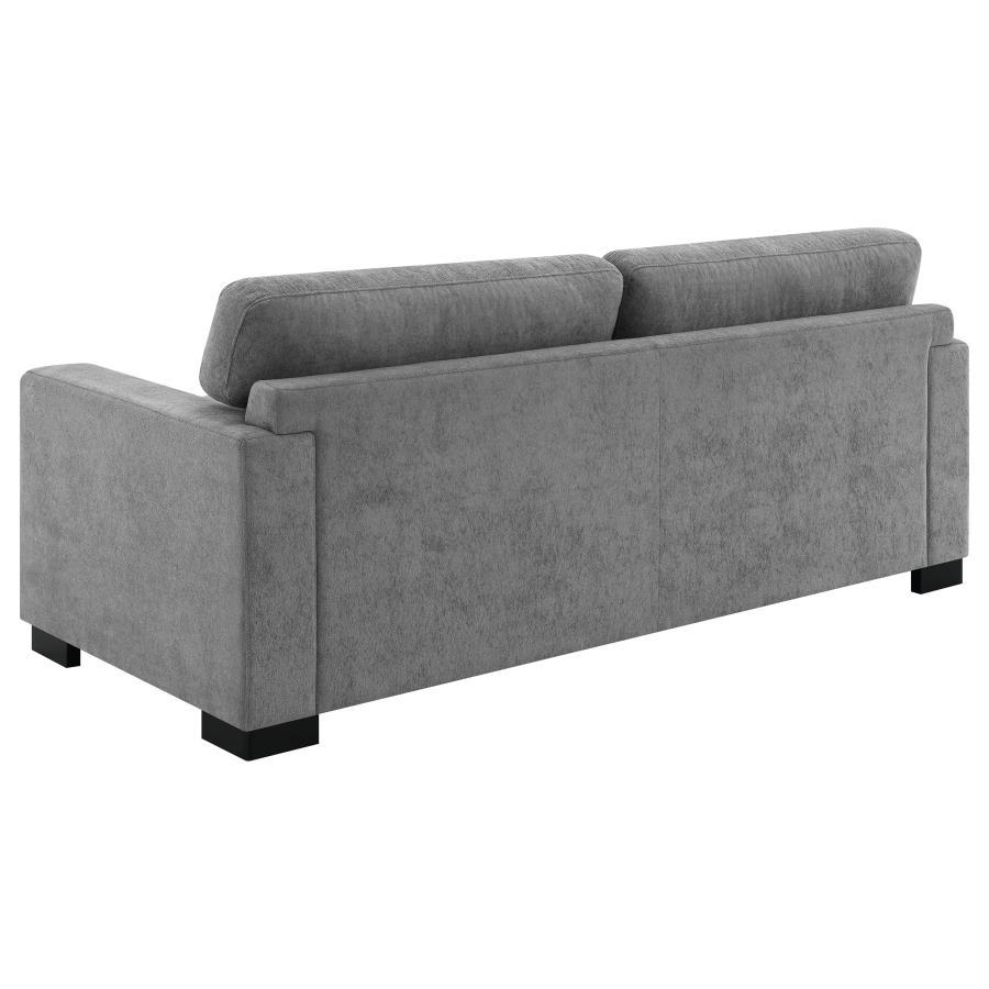 Simpson - Upholstered Sofa Sleeper With Queen Mattress - Gray by CoasterEveryday | Bel Furniture