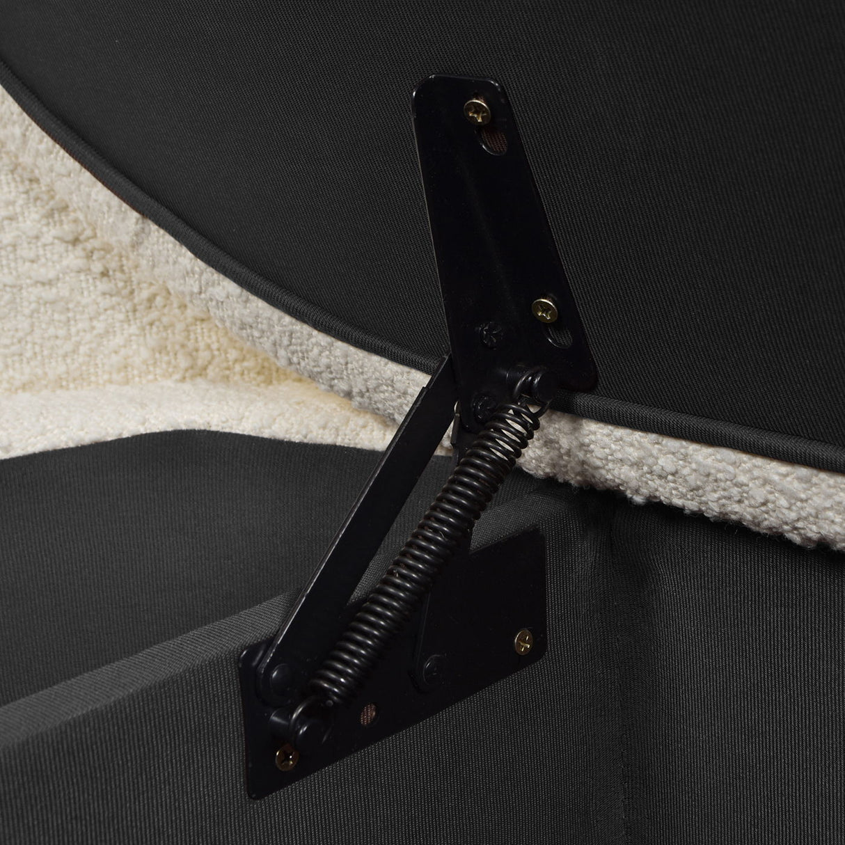 Fuji - Oval Storage Bench, Upholstered - Ivory White by Jennifer Taylor Home | Bel Furniture