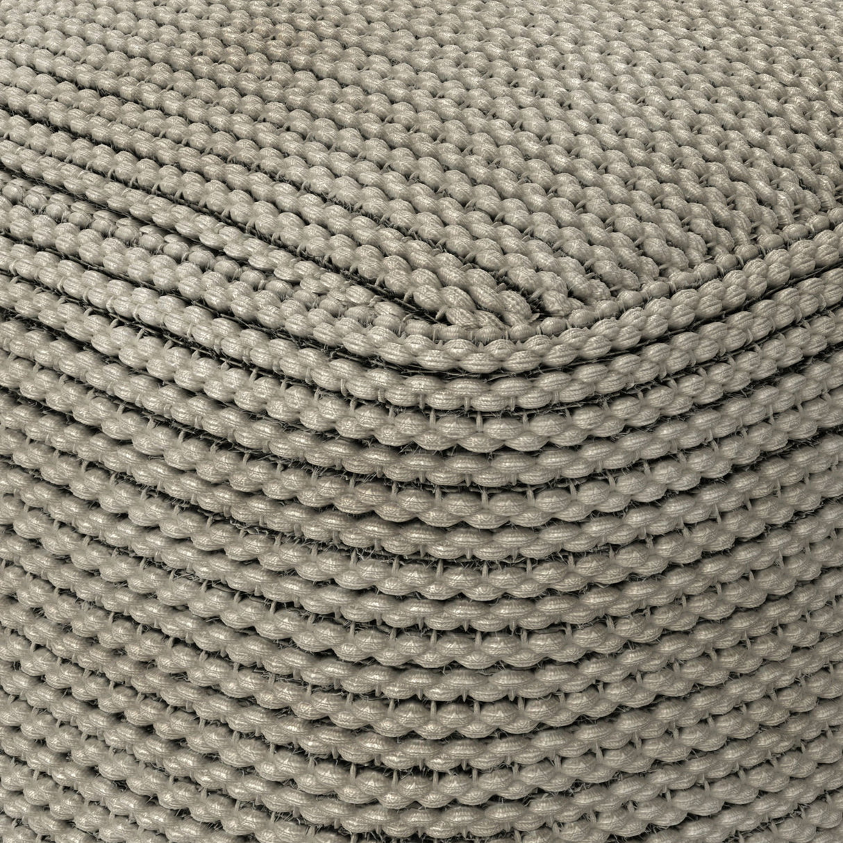 Eastmont - Outdoor / Indoor Pouf - Cream by Simpli-Home | Bel Furniture