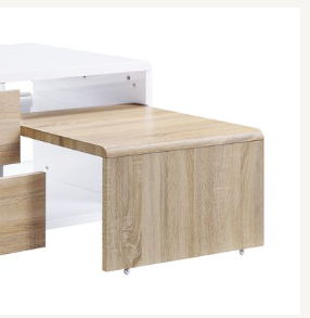 Verux - High Gloss Coffee Table - White by Urban Nest | Bel Furniture