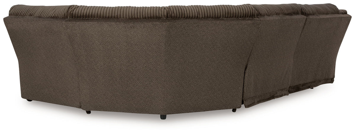 Top Tier - 5 Piece Reclining Sectional