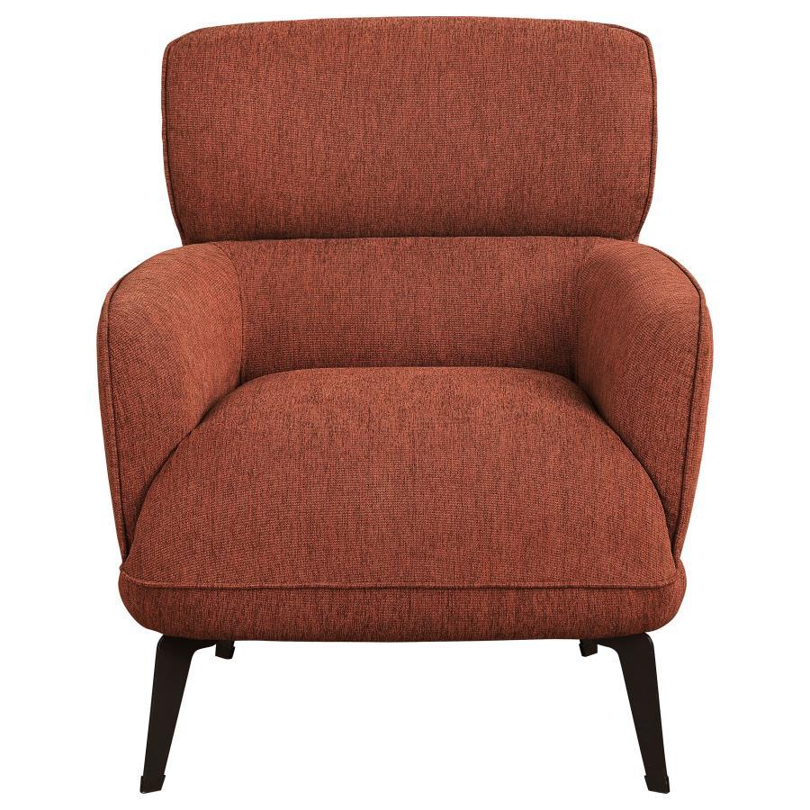 Andrea - Upholstered Crecent Arm Accent Chair by Coaster Fine Furniture | Bel Furniture
