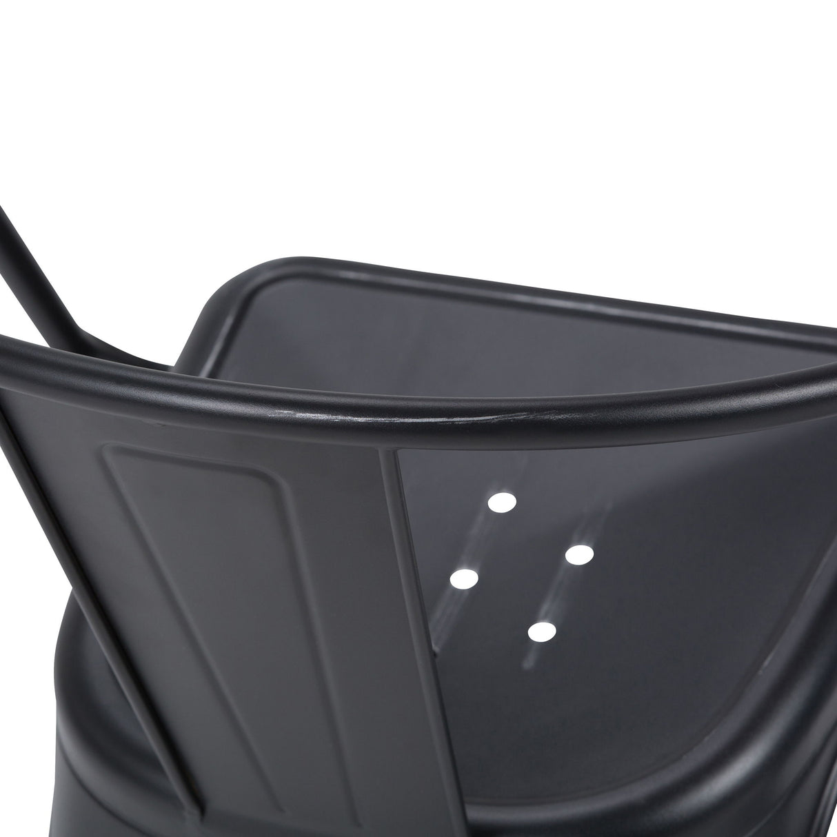 Larkin - Metal Dining Arm Chair (Set of 2) - Distressed Black / Silver by Simpli-Home | Bel Furniture