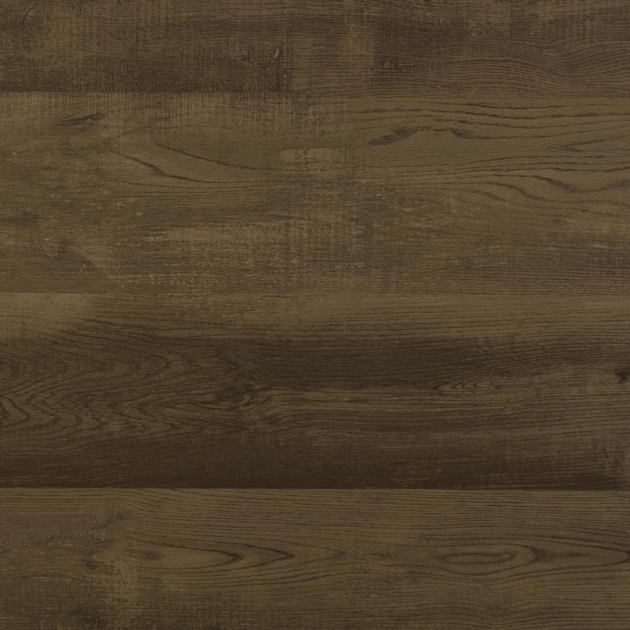 Burkhart - Round Pub Height Bistro Bar Table - Brown Oak by CoasterEveryday | Bel Furniture