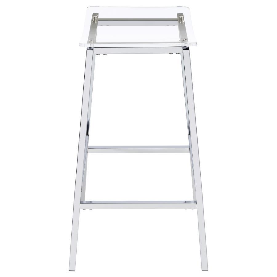 Jovani - Acrylic Backless Bar Stools (Set of 2) by Coaster Fine Furniture | Bel Furniture