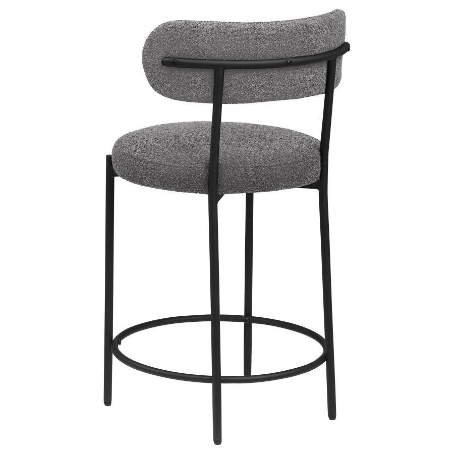 Viola - Boucle Upholstered Bar Stool (Set of 2) by Coaster Fine Furniture | Bel Furniture